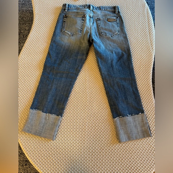 Joe's Cuffed Kicker Distressed Jeans - Picture 2 of 5